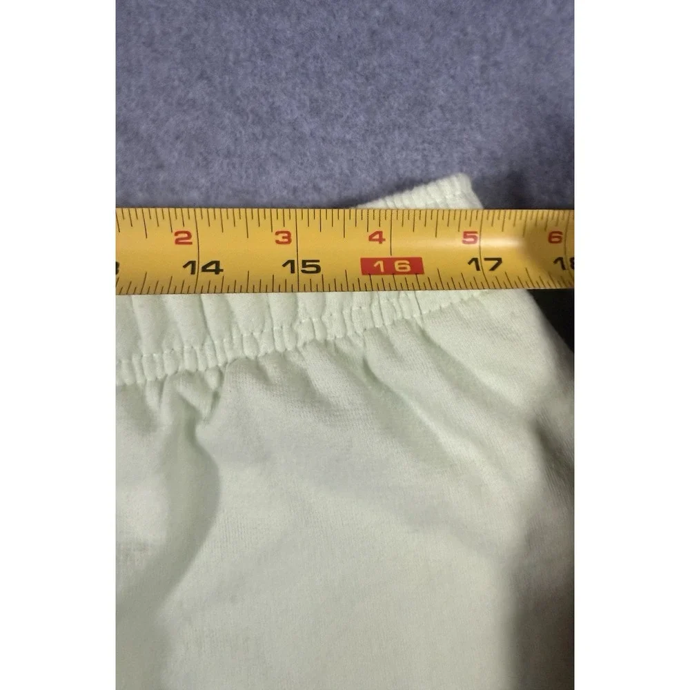 The North Face Simple Logo Fleece Shorts Lime Cream Large NWT